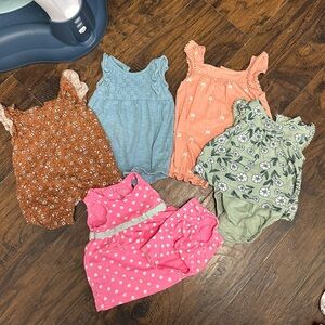 Carter’s girls rompers